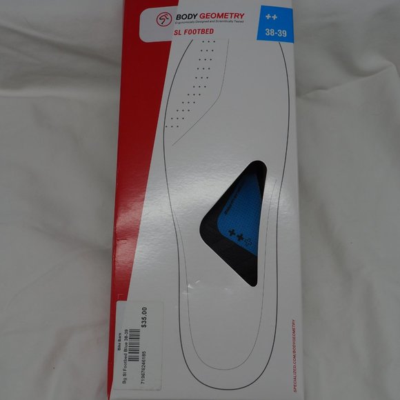 Specialized Body Geometry SLModerate Support Footbed Insole for shoes NWT - Picture 2 of 5
